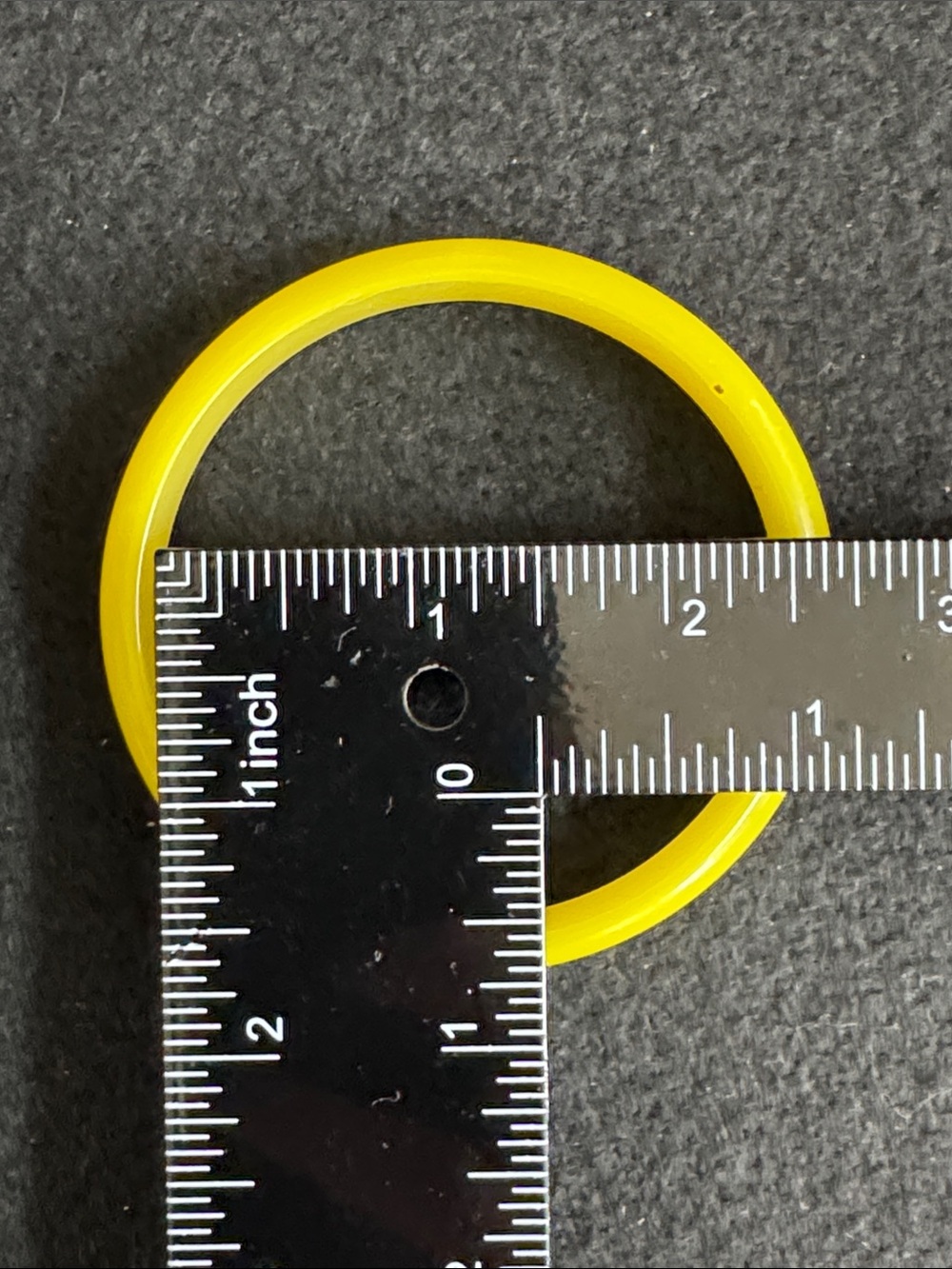 VTG 1950s Yellow Moonglow Lucite Bangle Mid Century Modern Thermoset Acrylic - Picture 4 of 4